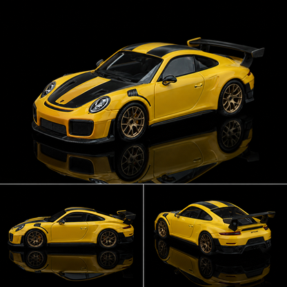 CCA 1:64 Scale Porsche 911 GT2 RS Die-Cast Model Car |  Official Licensed Die-Cast Model Car