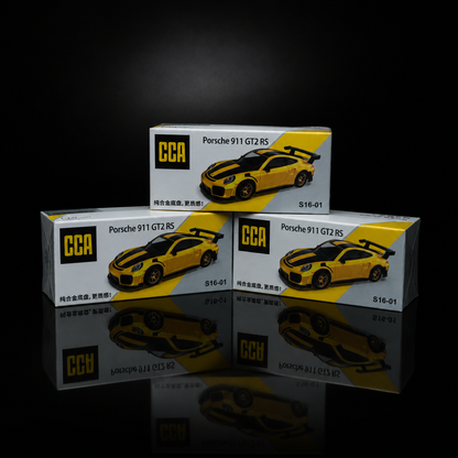 CCA 1:64 Scale Porsche 911 GT2 RS Die-Cast Model Car |  Official Licensed Die-Cast Model Car