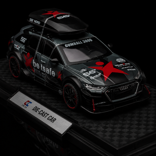 1:24 Scale Audi RS6 Modified Die-Cast Metal Model Car