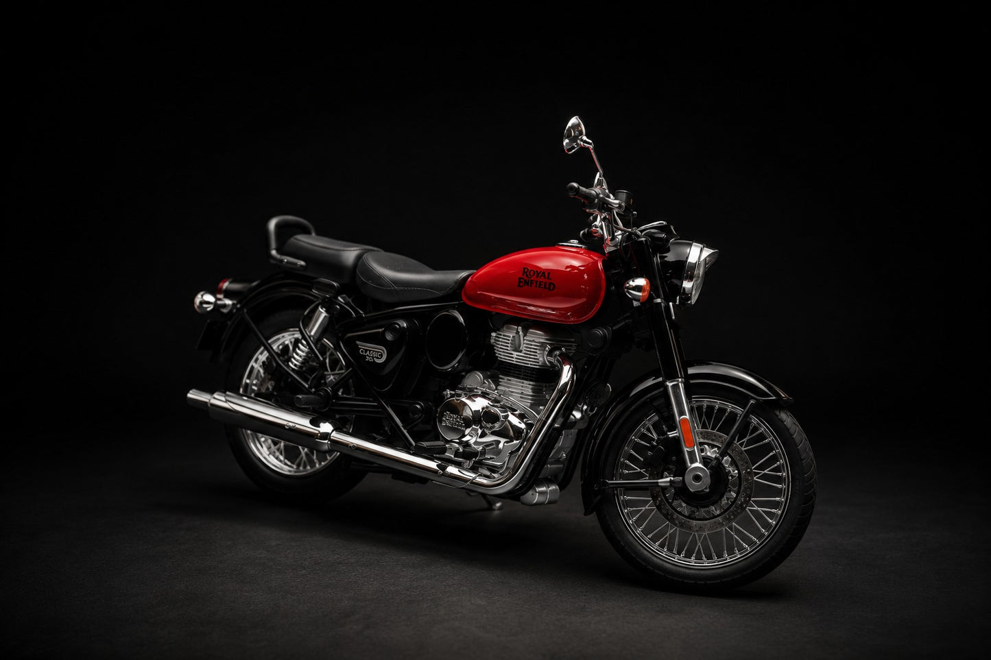 1/15 Scale Model Bullet Bike Toy Classic 350 Royal
Enfield Bullet Bike Toy (Red)