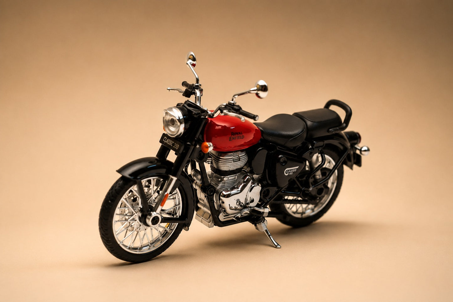 1/15 Scale Model Bullet Bike Toy Classic 350 Royal
Enfield Bullet Bike Toy (Red)